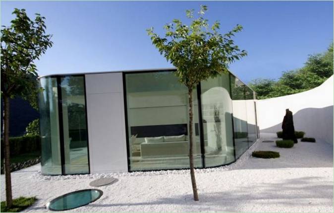 L'extérieur d'une maison de JM Architechture en Suisse