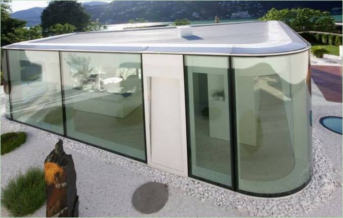L'extérieur d'une maison de JM Architechture en Suisse