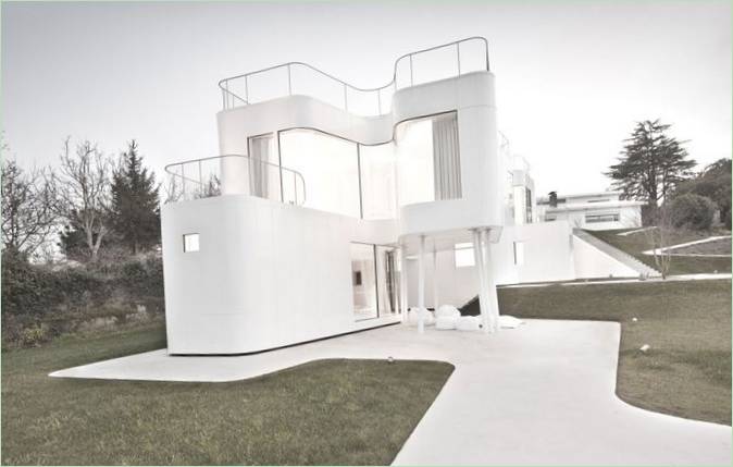 Projet minimaliste Casa V par Dosis, La Coruña, Espagne