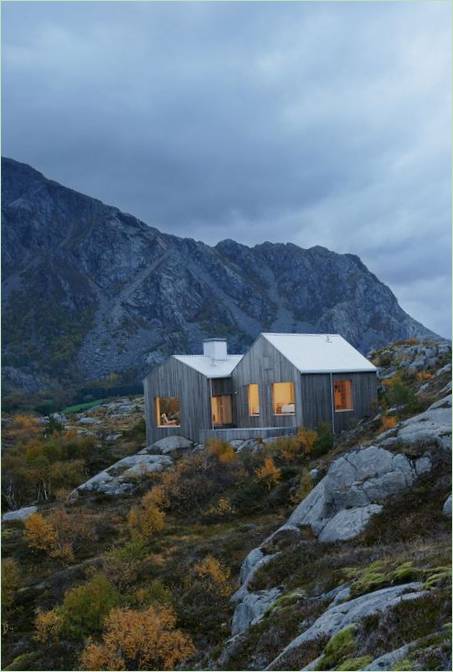 Maisons insolites : un chalet sur une île au large de la Norvège