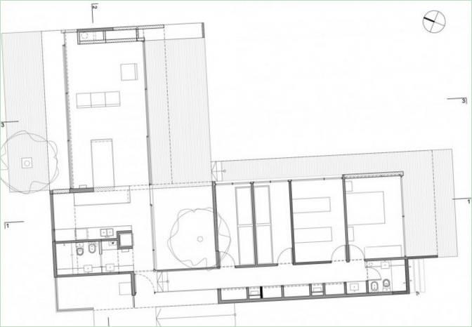 Projet de conception d'une maison par BAK Architects à Buenos Aires, Argentine
