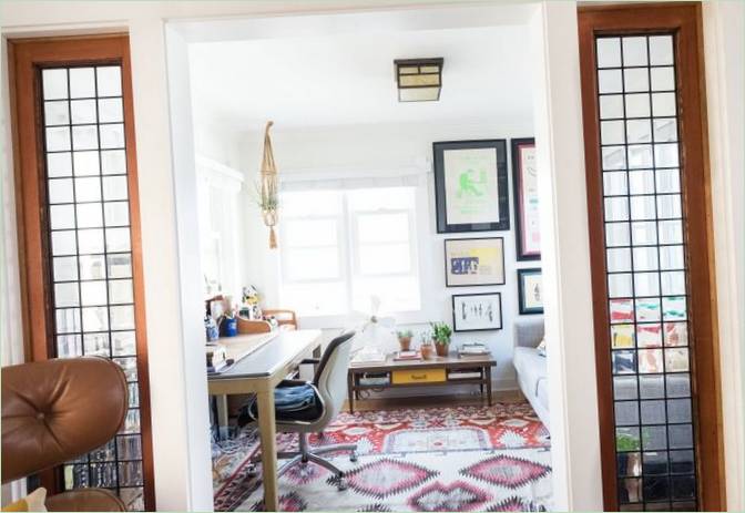 Cottage éclectique et chaleureux : décor en bois