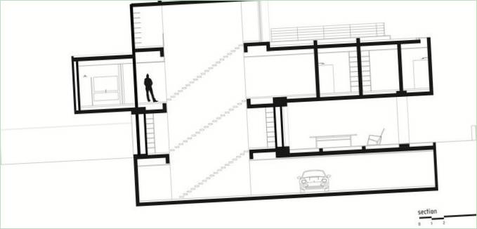 Plan d'aménagement de la maison P par MK27