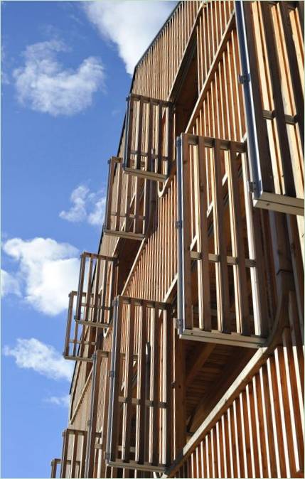 Façade de "On the deck into life" en Slovénie