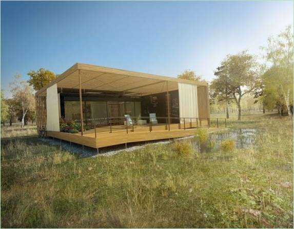 Maison du lac en bois