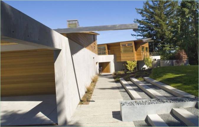 L'extérieur de la maison Cedar Park à Seattle, WA