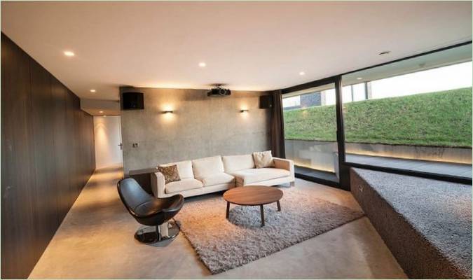 Intérieur de la Villa Kavel