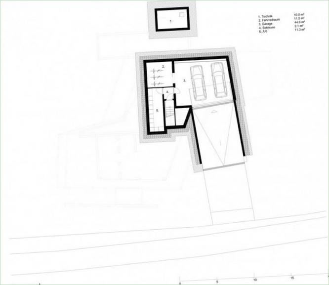 Plans d'étage d'une villa de Freundorf en Autriche