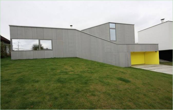 Garage dans la maison K2 par Pauliny Hovorka Architekti