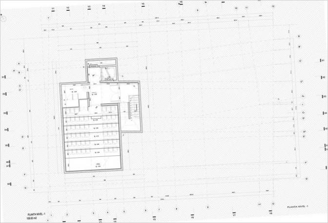 Plan du rez-de-chaussée du Mémorial San Alberto Hurtado