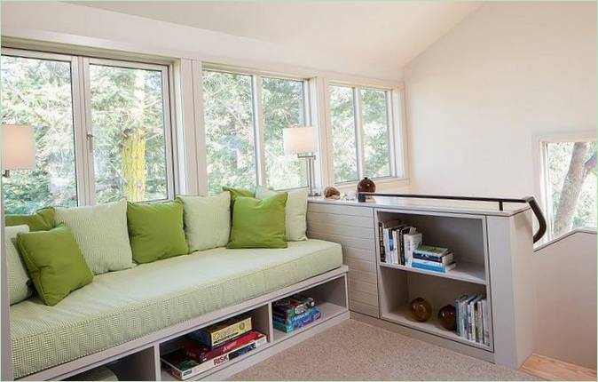 Le premier étage de la maison de retraite d'Orcas Island