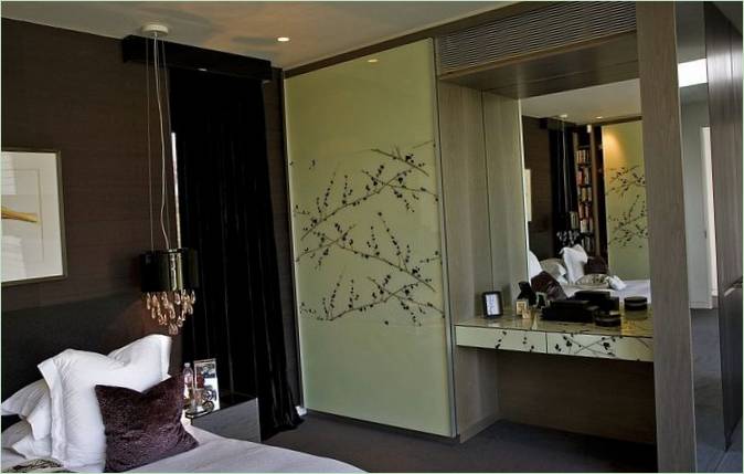Aménagement intérieur d'une chambre à la résidence Millbrae à Londres