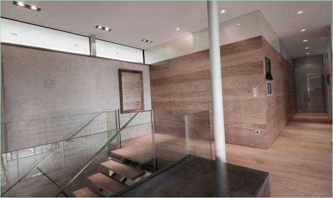 L'intérieur d'un pool house Haus SK en Autriche