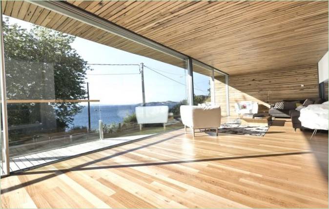 Dezanove House maison moderne par A Pobra do Caramiñal & ; Iñaki Leite, Espagne