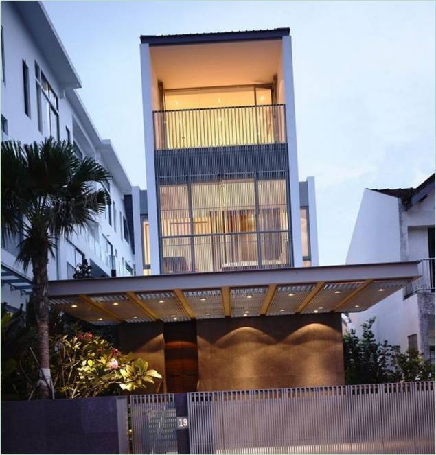 Façade d'un appartement privé