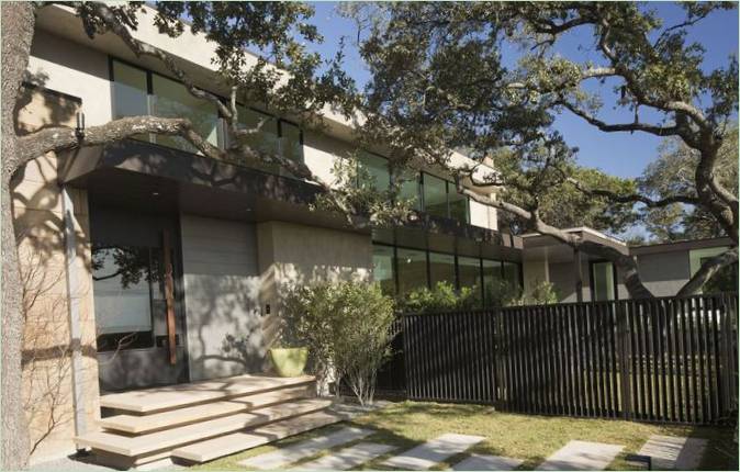 Le design de l'entrée principale de la maison