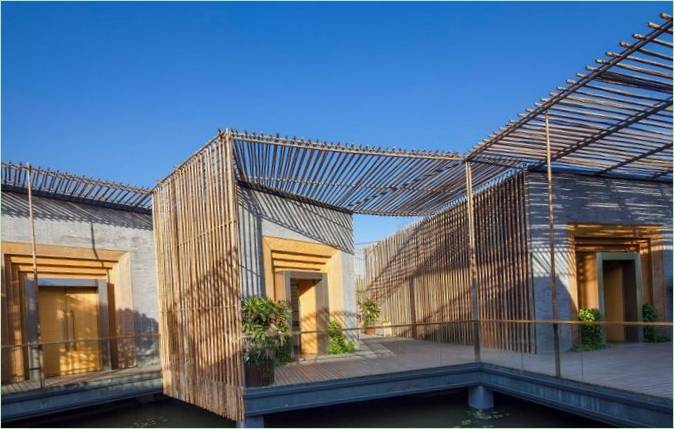 Un design moderne de la Bamboo Courtyard House