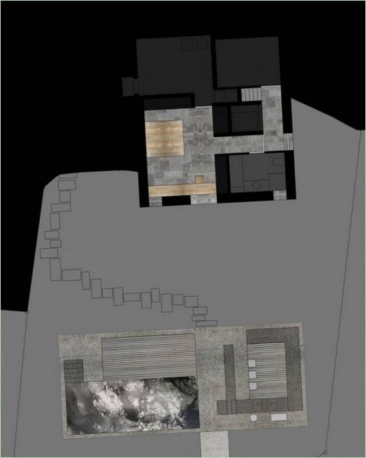 Plan d'une maison à Brissago, Suisse