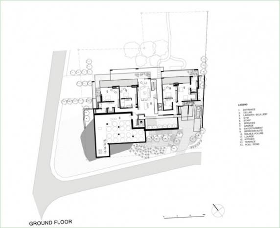 Conception du manoir Plett 6541+2 par SAOTA