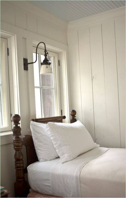 Intérieur de la chambre dans un style rustique