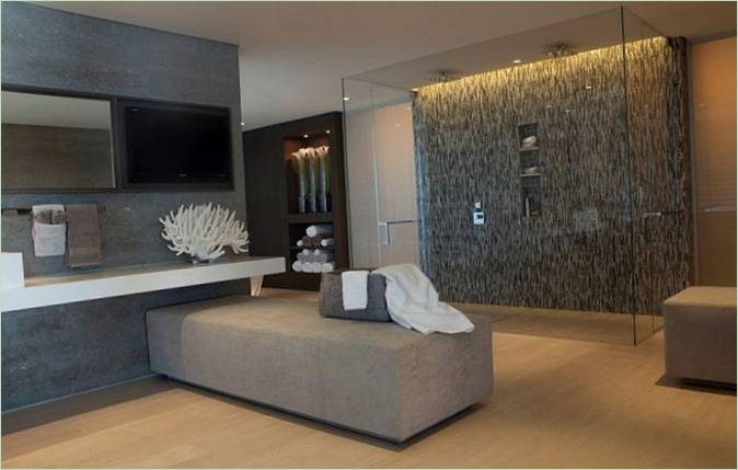 Salle de bain d'une villa de luxe en Californie