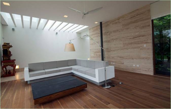 Un salon au style minimaliste