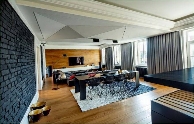 Maçonnerie à l'intérieur de la maison Man's Choice 2 en Slovaquie