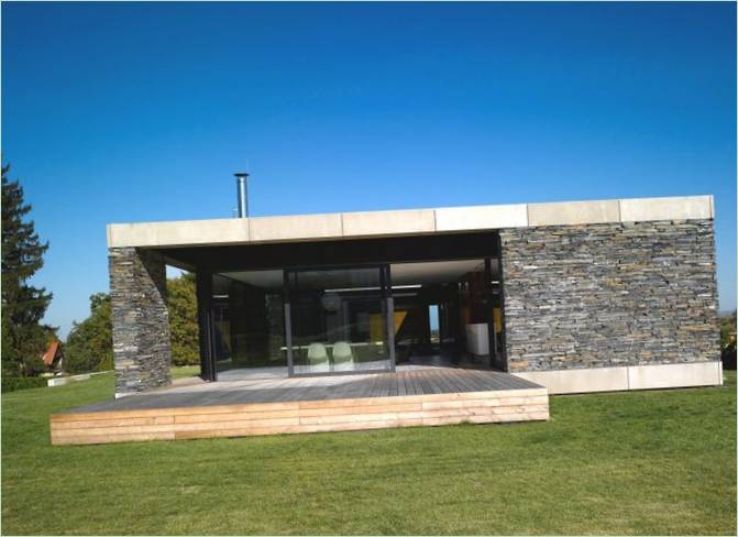 La terrasse de la maison privée Villa Ritka