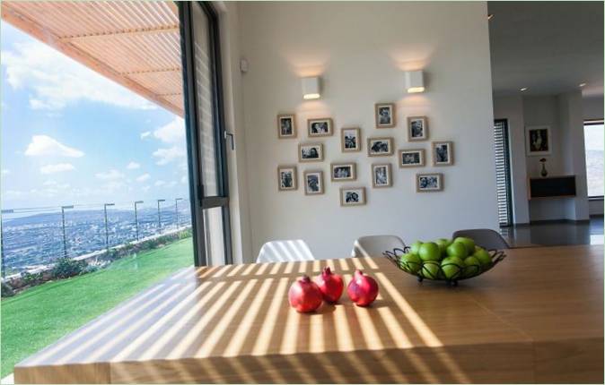 Décoration murale de la salle à manger avec photos