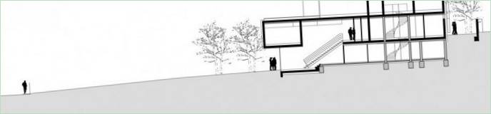 L'intérieur du pool house Haus SK en Autriche