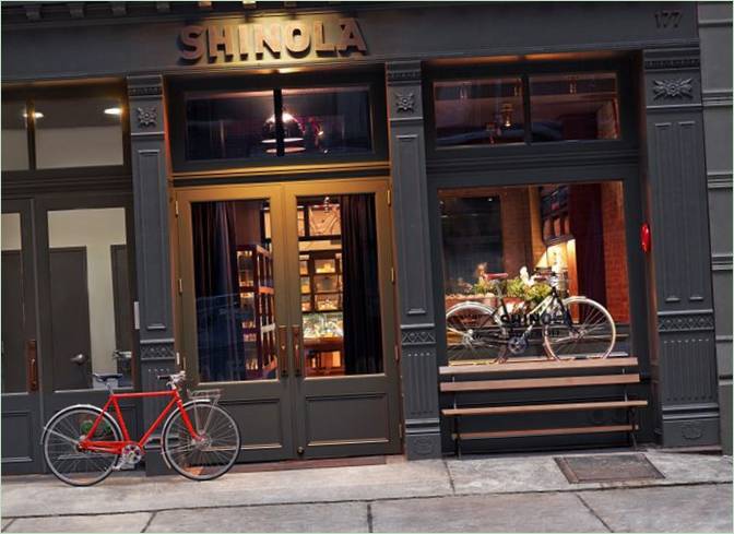 Le bâtiment de la boutique Shinola