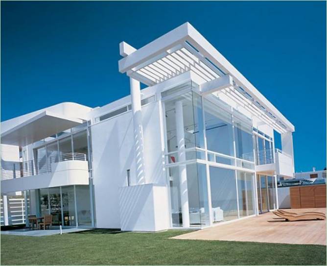 Maison de plage californienne White Villa de Richard Meier et Michael Palladino - Californie, USA