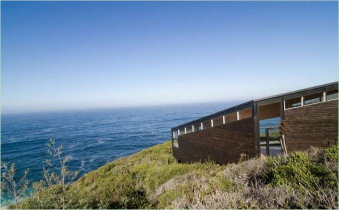 Maison en bord de mer House Tunquén de Branko Pavlovic Ƅ ; Pablo Lobos-Pedrals, Chili