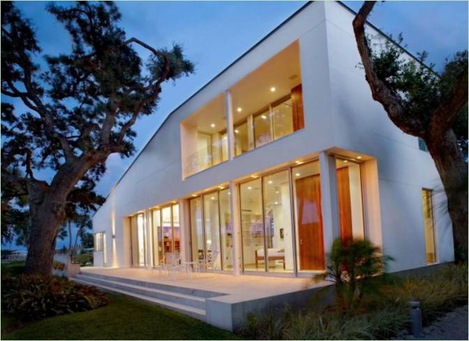 Conception de la maison de plage Barrier Island House aux États-Unis