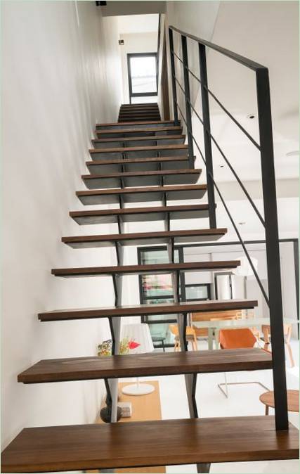 Conception d'une maison sur mesure - escalier
