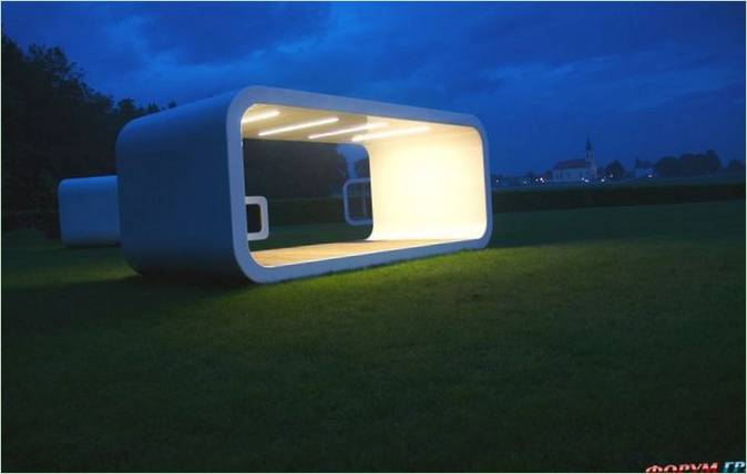 design contemporain -mobile home