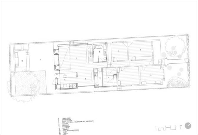 Plan d'étage du chalet