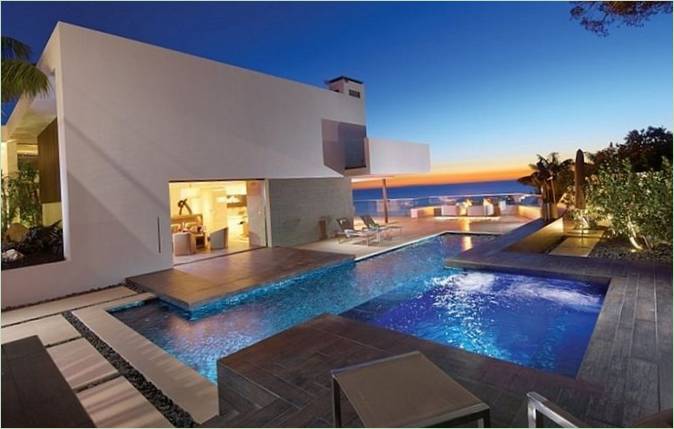 Villa de luxe avec piscine en Californie