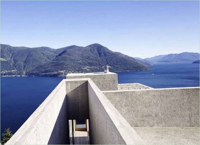 Maison en béton à Brissago, Suisse