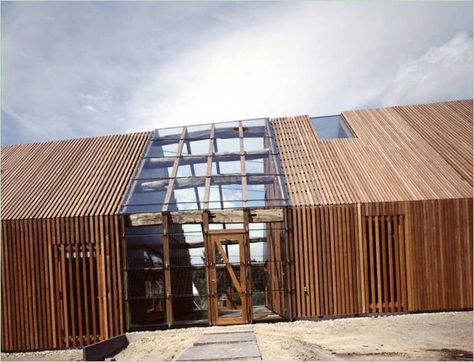 Annexe vitrée de la maison