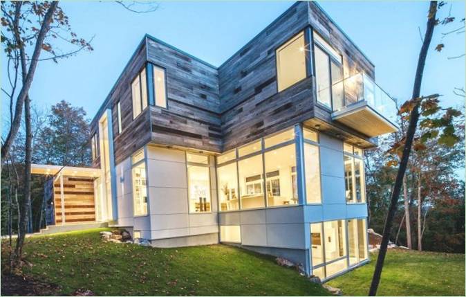 Maison des collines de la Gatineau au Canada