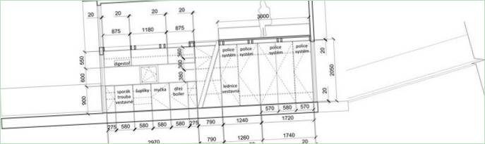 Plan d'étage pour une maison flottante