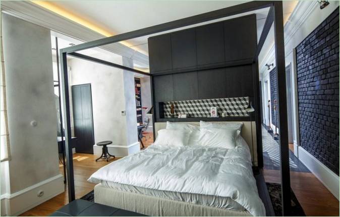 Aménagement intérieur d'une chambre à Man's Choice 2 en Slovaquie