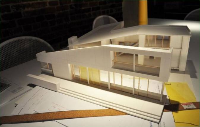 Aménagement d'une résidence de plage Barrier Island House aux États-Unis