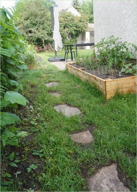 Idées d'aménagement de jardin faites à la main : pierres dans le jardin
