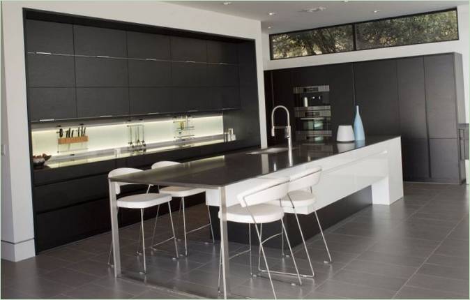 Cuisine en noir et blanc