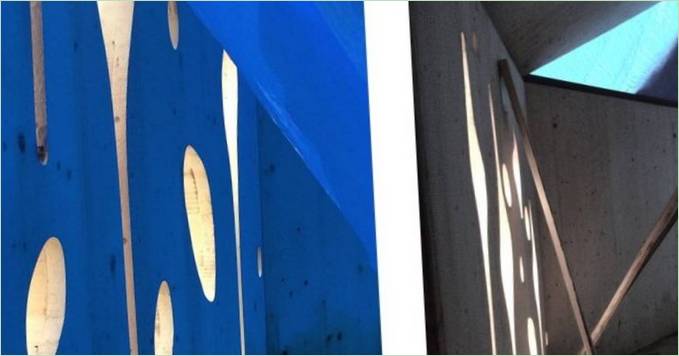 Les trous sculptés dans le mur de la maison écologique - photo 2