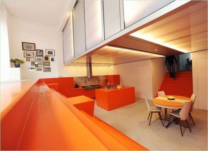 Aménagement intérieur d'une maison à Rotterdam aux Pays-Bas