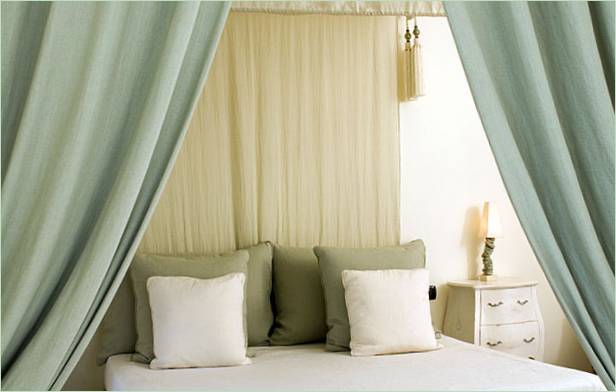 Design intérieur de chambre à coucher neutre