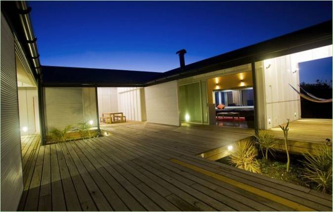 Diamond Beach House : conception d'une maison de vacances Diamond Beach House en Nouvelle-Galles du Sud, Australie